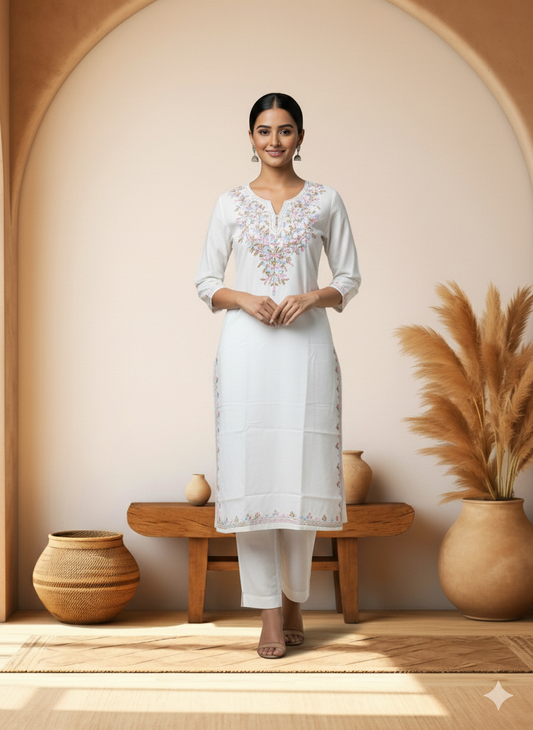 Buy Straight Kurtas Online at Best Prices In India -Festive Elegance by Shree Ji & Sons