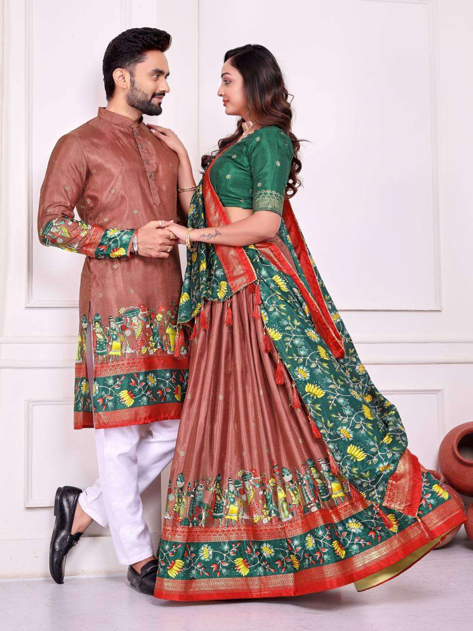 Dance to the rhythm of tradition this festive season Dresses Designer Ethnic Outfits for Couples – Shree Ji & Sons Festive Collection”