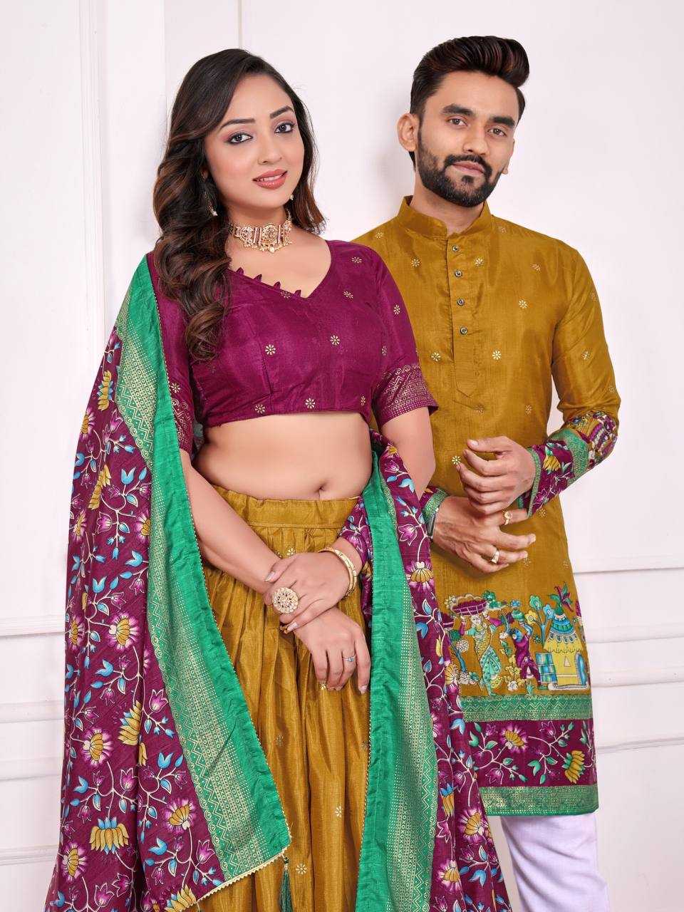 Dance to the rhythm of tradition this festive season Dresses Designer Ethnic Outfits for Couples – Shree Ji & Sons Festive Collection”