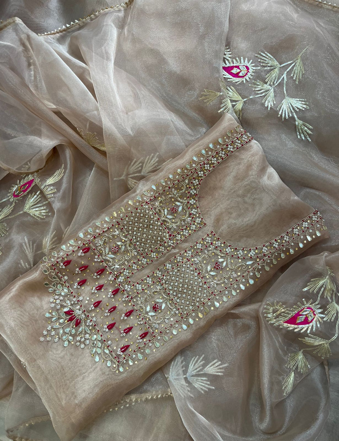 Premium ethnic unstitched suit collection 