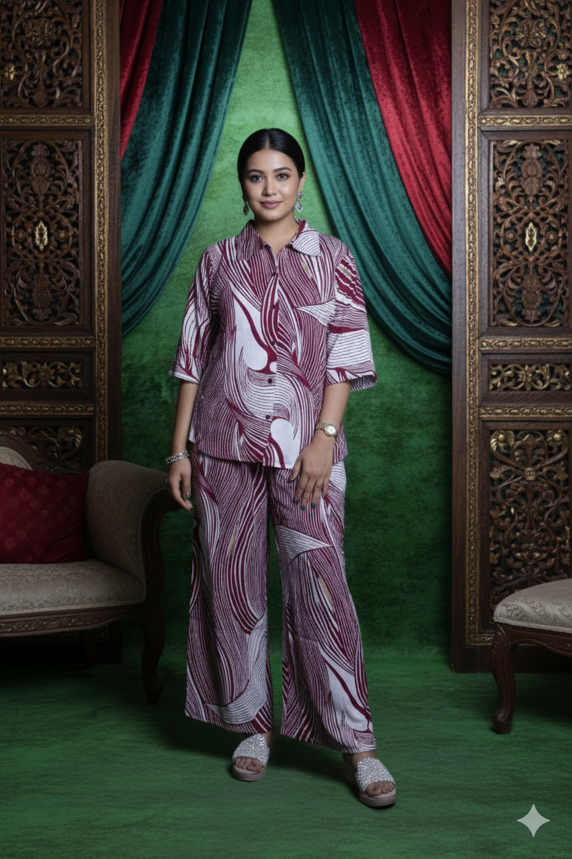 Premium rayon Cord-Set For Women