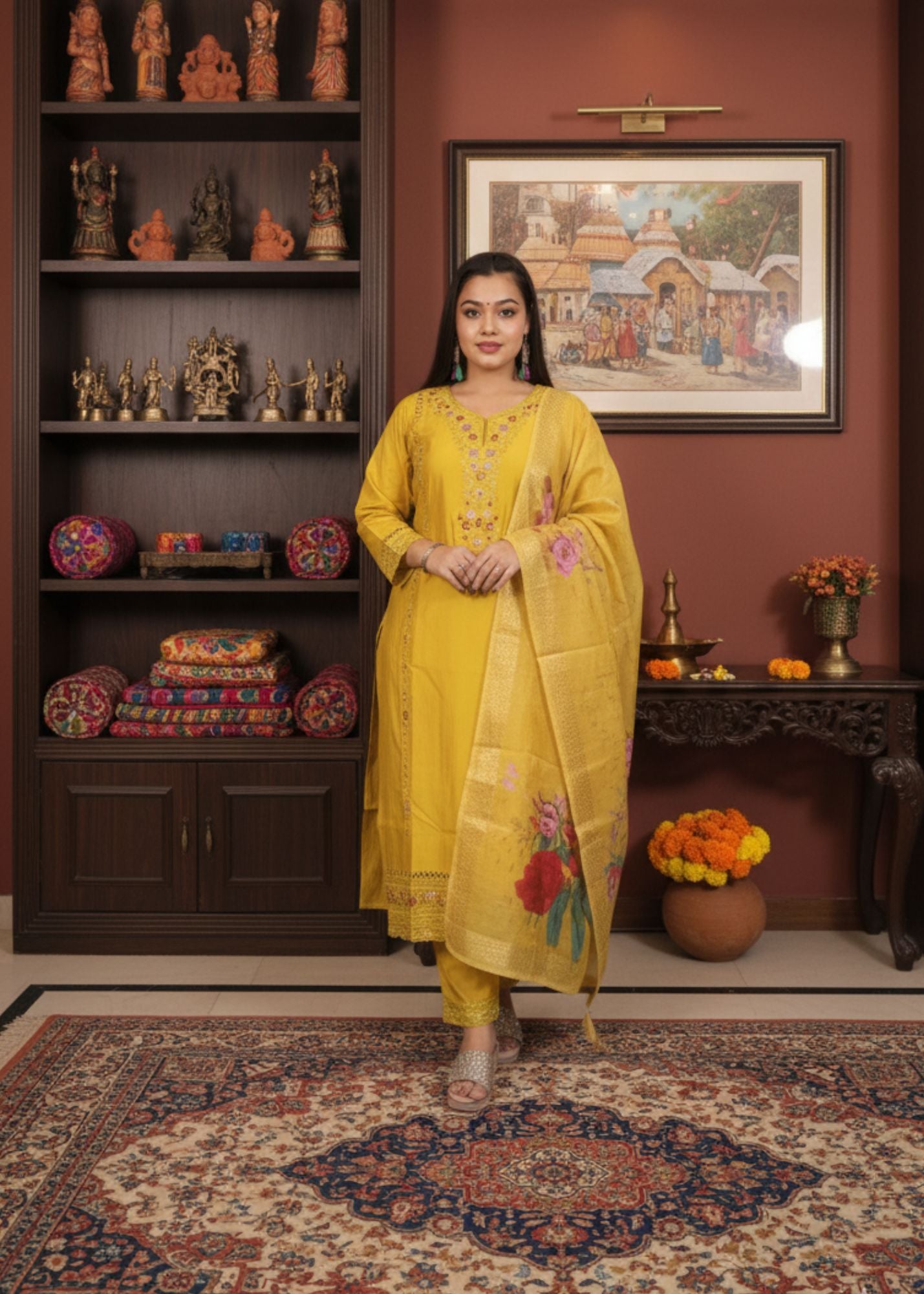 Sunshine Bloom' Kurta Set