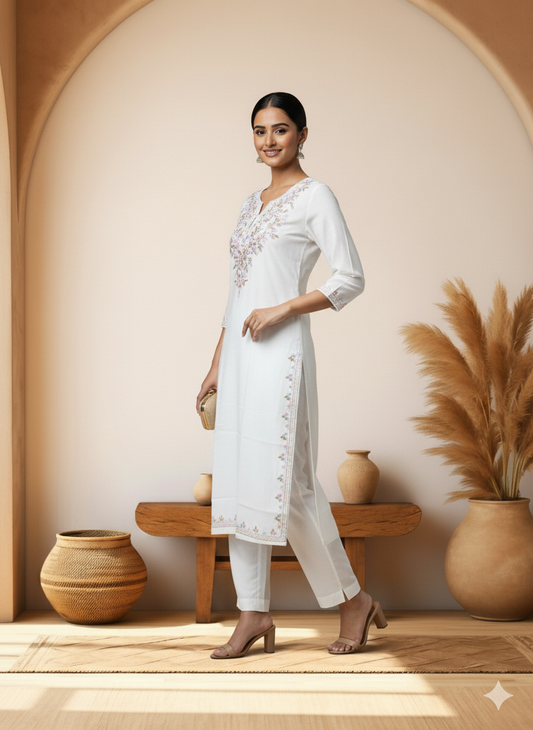 Buy Straight Kurtas Online at Best Prices In India -Festive Elegance by Shree Ji & Sons