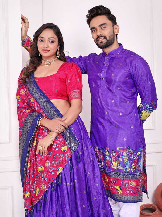 Dance to the rhythm of tradition this festive season Dresses Designer Ethnic Outfits for Couples – Shree Ji & Sons Festive Collection”