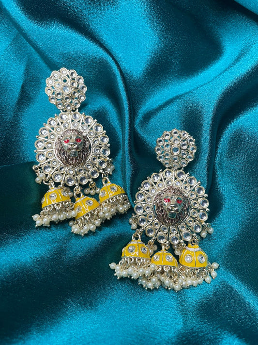 Royal Heritage Elephant Jhumkas