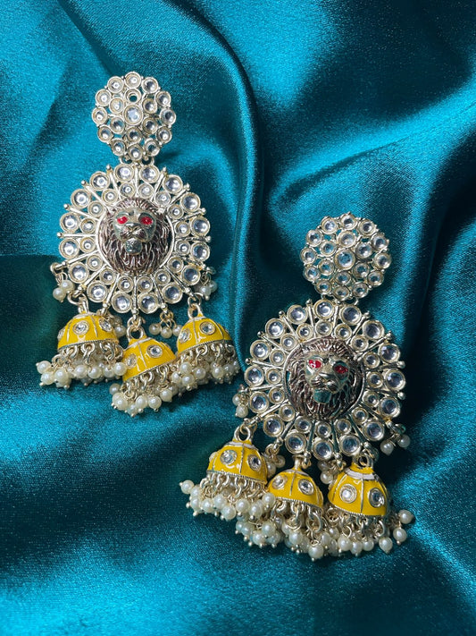 Royal Heritage Elephant Jhumkas